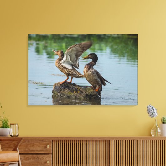 Excuseer mij canvas afdruk (Insitu (Woonkamer))