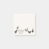 Excuseer mijn Chicken Scratch Post-it Notes (Voorkant)