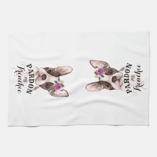 Excuseer mijn franchise keukenhanddoek (Horizontaal)