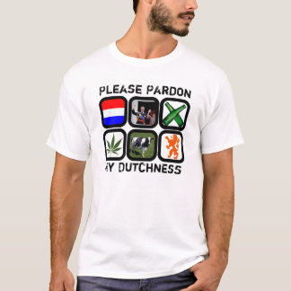 Excuseer mijn plicht t-shirt
