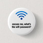 ExcuseMeWhat'sTheWifi Button Pin (Voorkant)