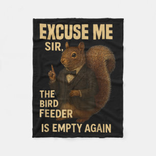 Excuses De Vogelvoeder Is Weer Leeg Grappige Eekho Fleece Deken