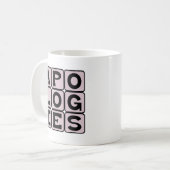 Excuses, het spijt me koffiemok (Voorkant links)