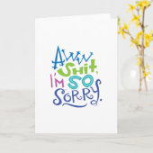 Excuses Kaart (Gele Bloem)