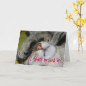 Excuses Kaart - Ik heb het echt verprutst, beschaa (Gele Bloem)