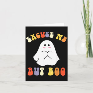 Excuses Maar Boo Grappig Halloween Lief Geest Groo Kaart