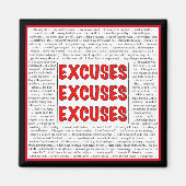 Excuses Magneet (Voorkant)