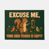 Excuses Mijn Vogelveerbak Is Leeg Deurmat (Voorkant)