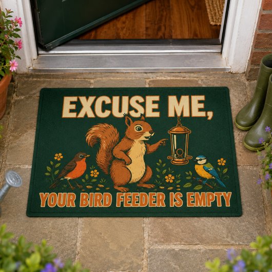 Excuses Mijn Vogelveerbak Is Leeg Deurmat
