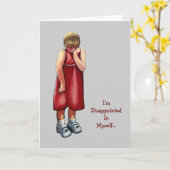 Excuses: Teleurgesteld in mezelf: originele kunst Kaart (Gele Bloem)