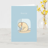 Excuses voor mijn slechte puppy, vergeef me alsjeb kaart (Gele Bloem)
