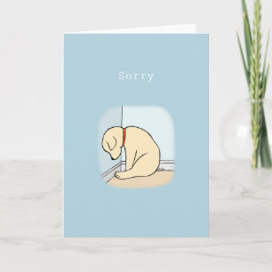 Excuses voor mijn slechte puppy, vergeef me alsjeb kaart