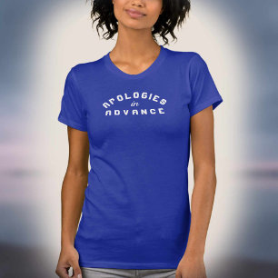 Excuses vooraf Grafisch T-shirt
