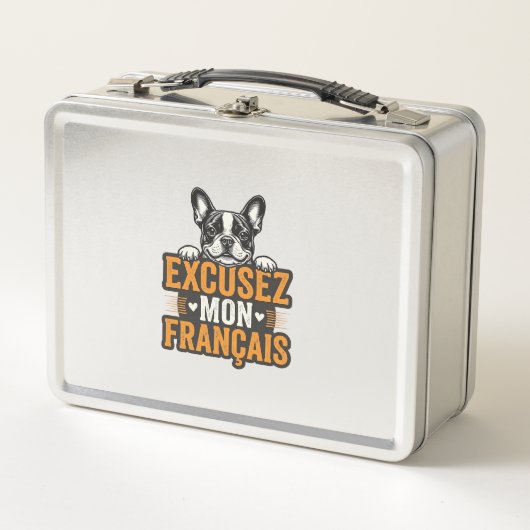 Excusez Mon Franais Franse Bulldog Vintage (Voorkant)
