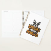 Excusez Mon Franais Franse Bulldog Vintage Planner (Display)