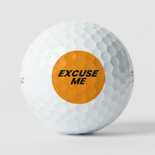 EXCUUS GOLFBALlen (Voorkant)