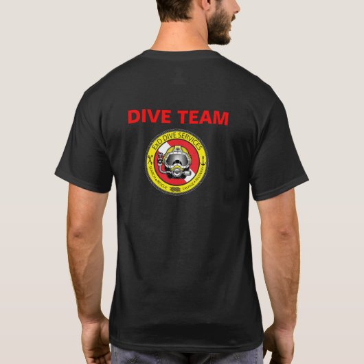 ExD-duikteam T-shirt (Achterkant)
