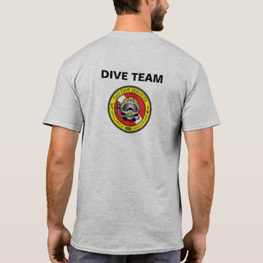 ExD-duikteam T-shirt (Achterkant)