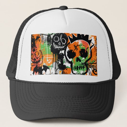 ExDesigner | Aanpassing | Halloween Trucker Pet (Voorkant)