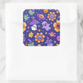 ExDesigner | Aanpassing | Halloween Vierkante Sticker (Tas)