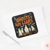 ExDesigner | Aanpassing | Halloween Vierkante Sticker (Envelop)