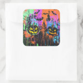 ExDesigner | Aanpassing | Halloween Vierkante Sticker (Tas)