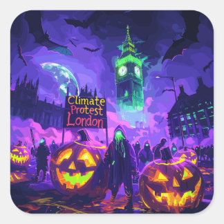 ExDesigner | Aanpassing | Halloween Vierkante Sticker