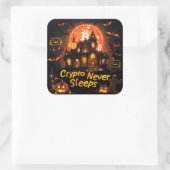 ExDesigner | Aanpassing | Halloween Vierkante Sticker (Tas)