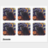ExDesigner | Aanpassing | Halloween Vierkante Sticker (Vel)