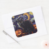 ExDesigner | Aanpassing | Halloween Vierkante Sticker (Envelop)