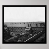 Executie van de Lincoln-condensatoren 1865 Poster (Voorkant)