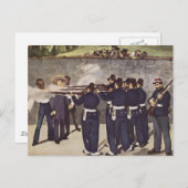 Executie van keizer Maximilian in Mexico - Manet Briefkaart (Voorkant / Achterkant)