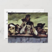 Executie van keizer Maximilian van Mexico, door Ma Briefkaart (Voorkant / Achterkant)