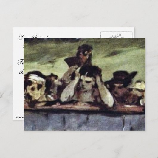 Executie van keizer Maximilian van Mexico, door Ma Briefkaart (Voorkant / Achterkant)