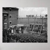 Executie van vier mensen Lincoln-samenzweerders Poster (Voorkant)