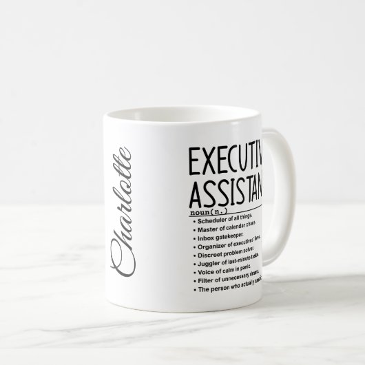 Executief assistent koffiemok (Voorkant rechts)