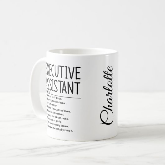 Executief assistent koffiemok (Voorkant links)