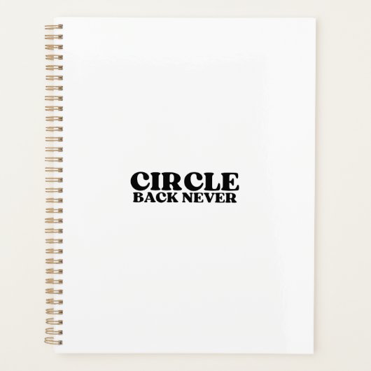 Execution Architect | Circle Back Never Planner (Voorkant)