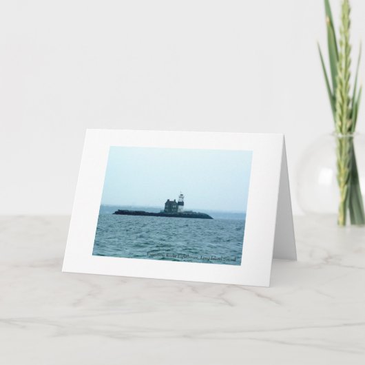 Execution Rocks Lighthouse, Long Island Sound. Kaart (Voorkant)