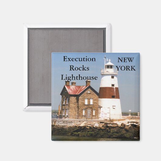 Execution Rocks Lighthouse, New York Magnet (Voorkant / Achterkant)