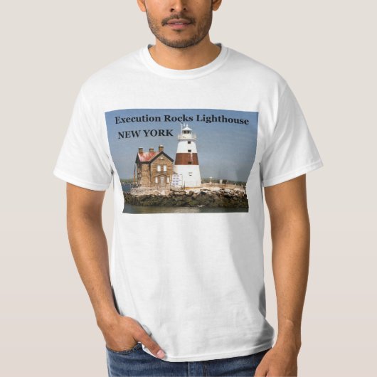 Execution Rocks Lighthouse, New York T-shirt (Voorkant)