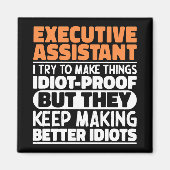 Executive Assistant Ik probeer het grappig te make Magneet (Voorkant)