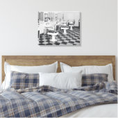 Executive Barber Shop, 1935. foto Canvas Afdruk (Insitu (Slaapkamer))