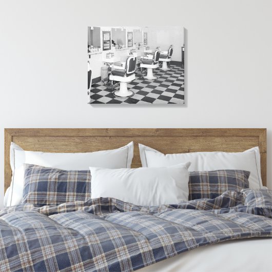 Executive Barber Shop, 1935.  foto Canvas Afdruk (Insitu (Slaapkamer))