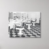 Executive Barber Shop, 1935.  foto Canvas Afdruk (Voorkant)