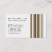 Executive Bars Visitekaartje, Champagne Visitekaartje (Achterkant)