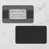 Executive Black en Grey Visitekaartje (Voorkant / Achterkant)