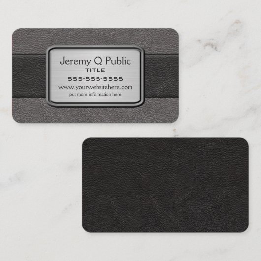 Executive Black en Grey Visitekaartje (Voorkant / Achterkant)