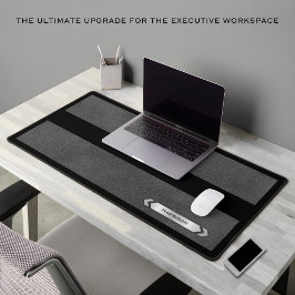 Executive Black Gray Minimalist For Him Bureaumat