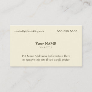 Executive Bone Visitekaartje